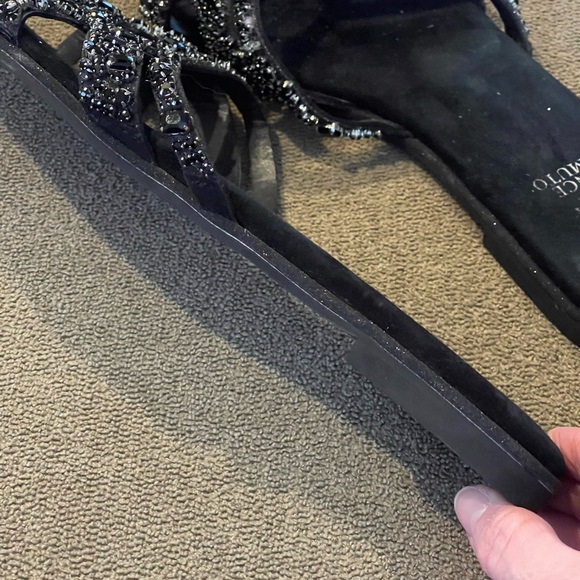 Vince Camuto Sizes 12 M Katia Sandal Black shoes (TD) - Picture 8 of 11